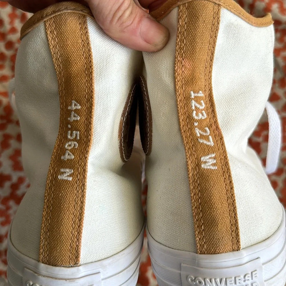 Custom OSU Converse Chuck Taylor All Star coordinates Oregon Corvallis SIZE 10.5 - Picture 8 of 8